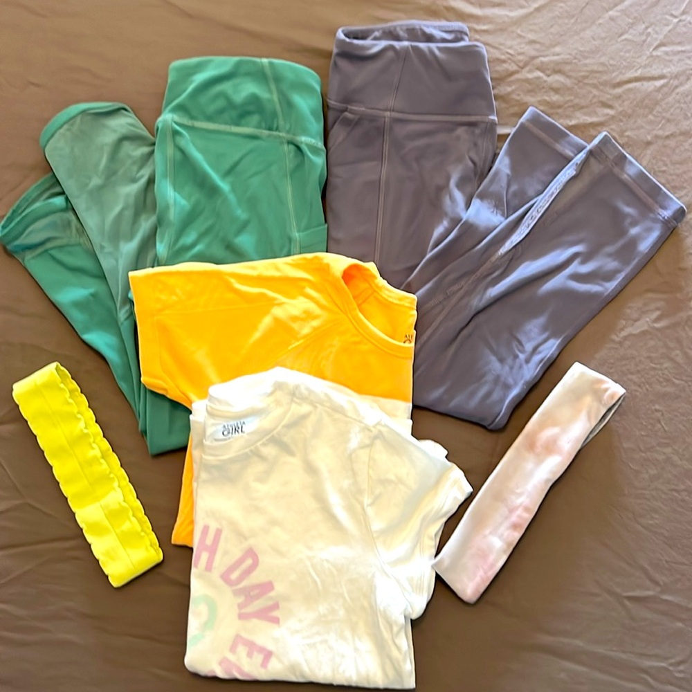 Athleta G!rl lot. Size M 8/10 in pristine condition🤩